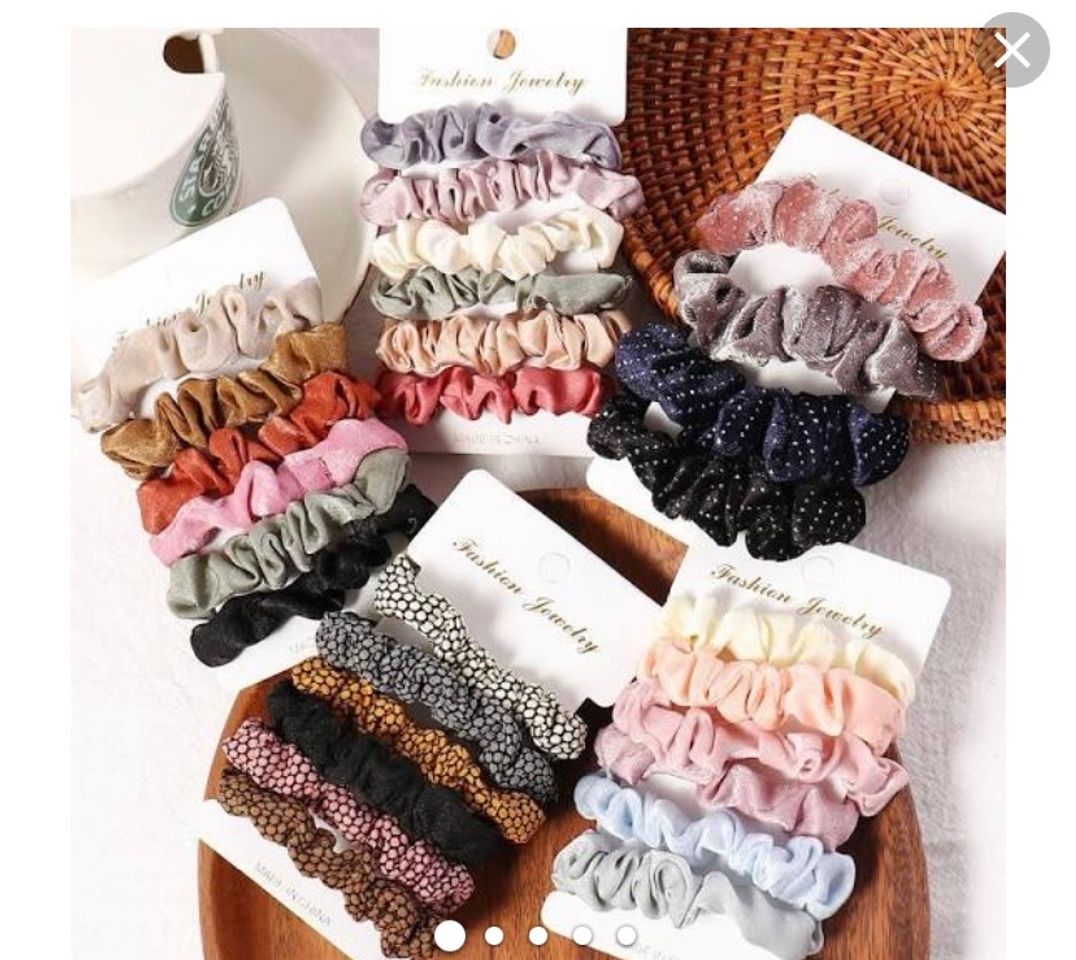 Product Coleteros de Gasa para Cabello,Coleteros de Tela Color Pastel,Pelo Bandas Scrunchy,Scrunchies Gasa