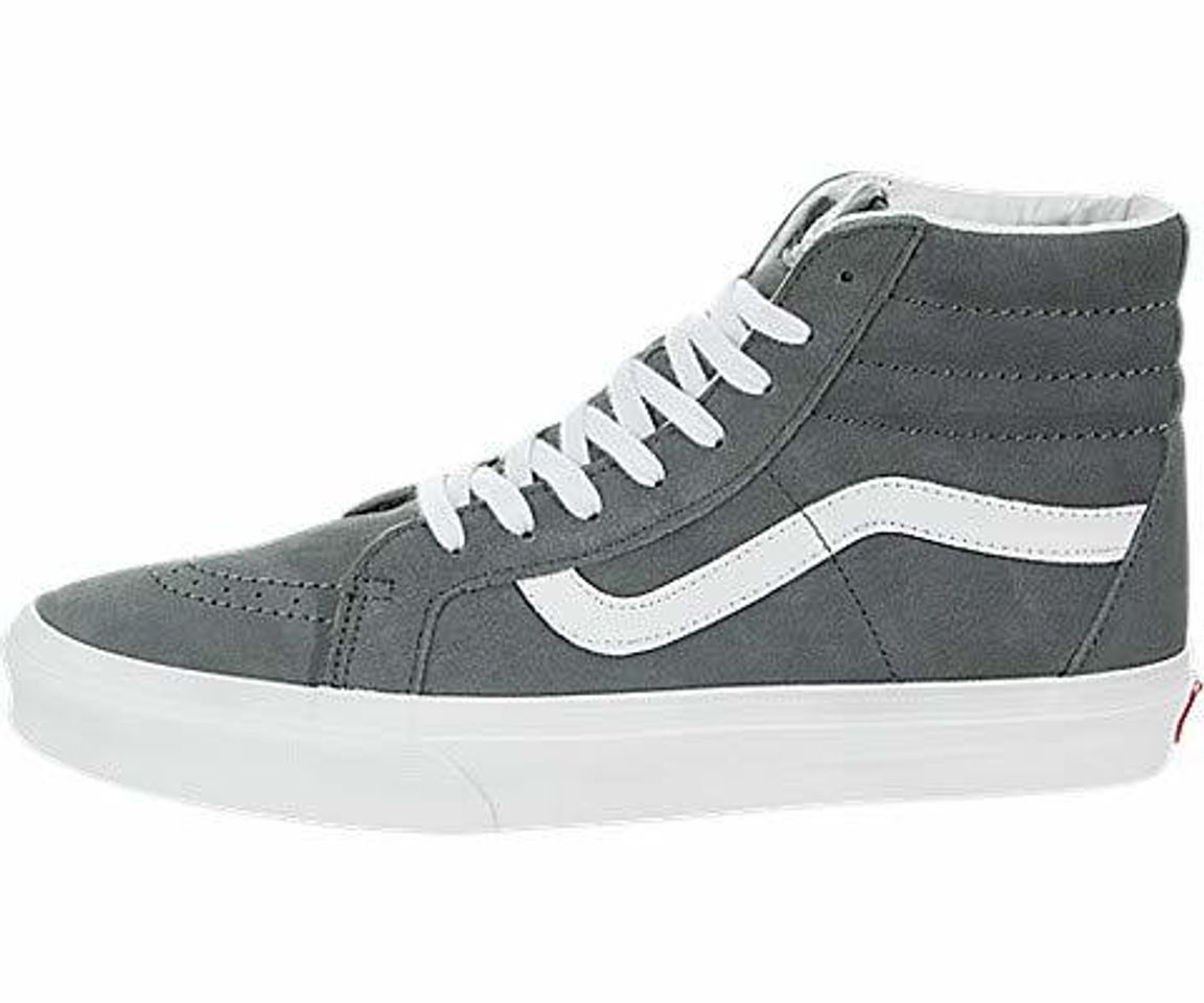 Fashion Vans Unisex Sk8-Hi Reissue Suede High Top Sneakers Grey in Size 42.5