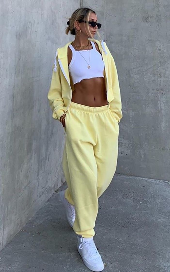 Moda Lemon Joggers from PrettyLittleThing