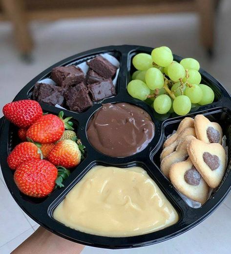 Chocolate e fruta