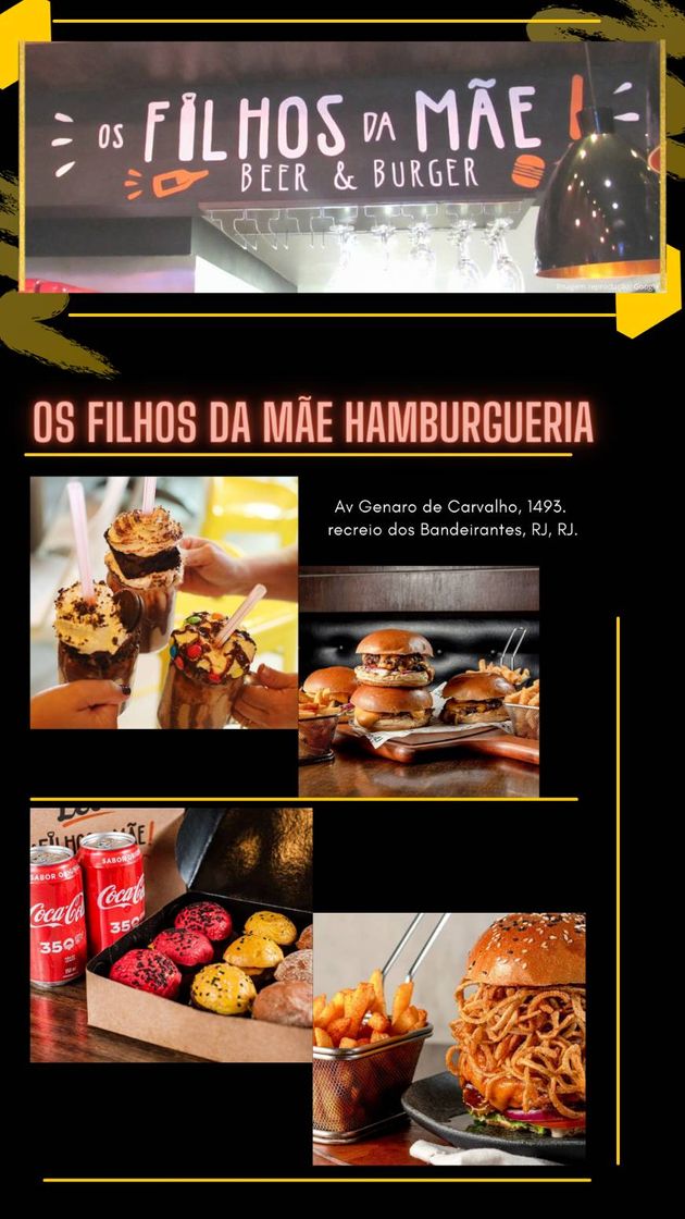 Restaurantes Restaurante & Hamburgueria Os Filhos da Mãe