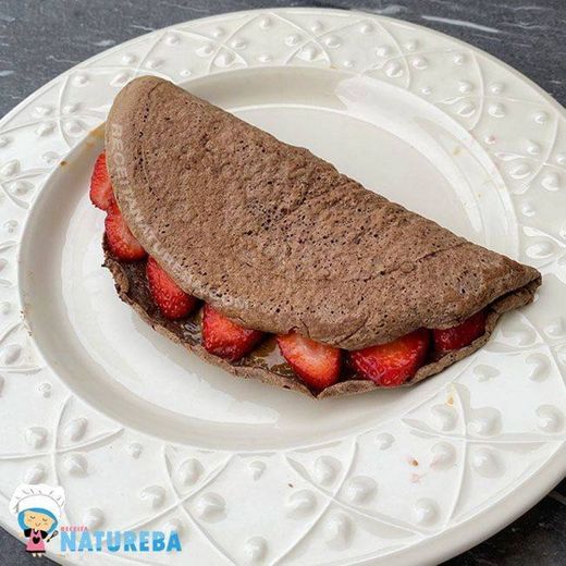 Panqueca Fit de Chocolate