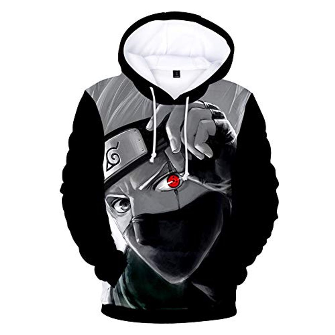 Fashion NOBRAND Hombre Mujer 3D Naruto Anime Series Sasuke Kakashi Anime Sudaderas con