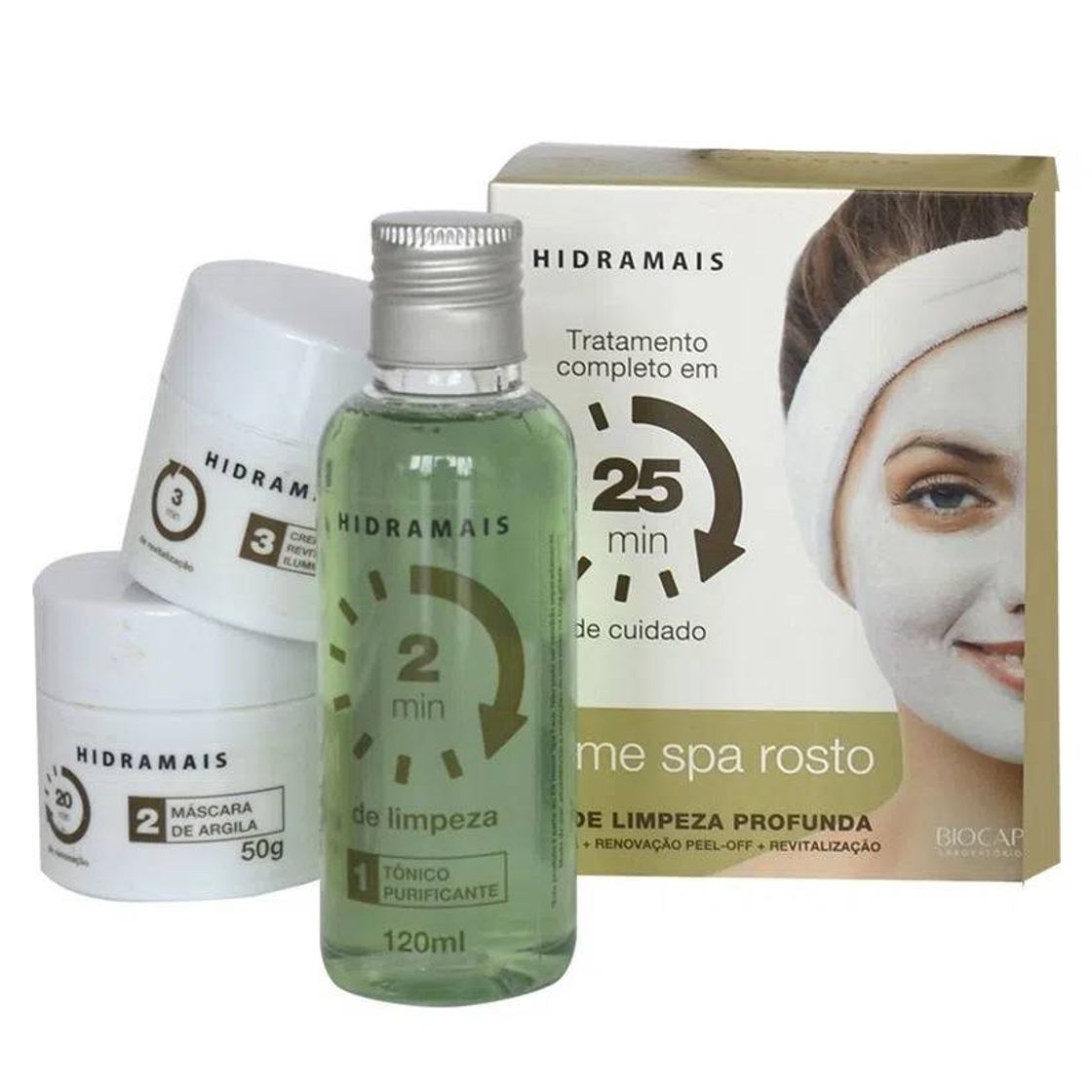 Moda Hidramais Home SPA Facial Kit - Tônico + máscara 