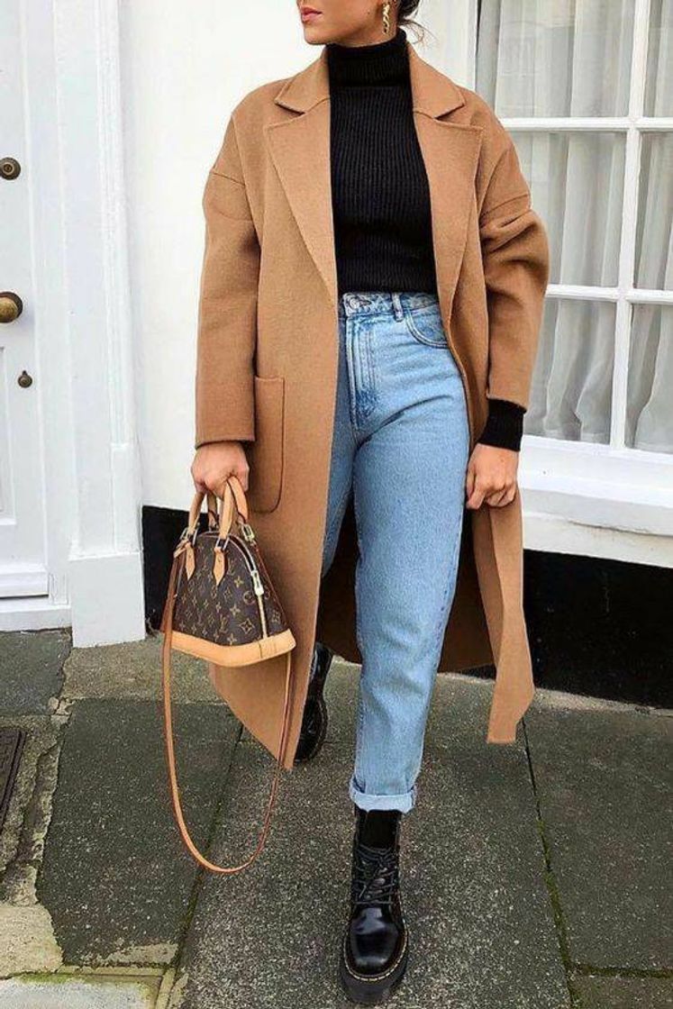 Moda aesthetic trench coat outfit 