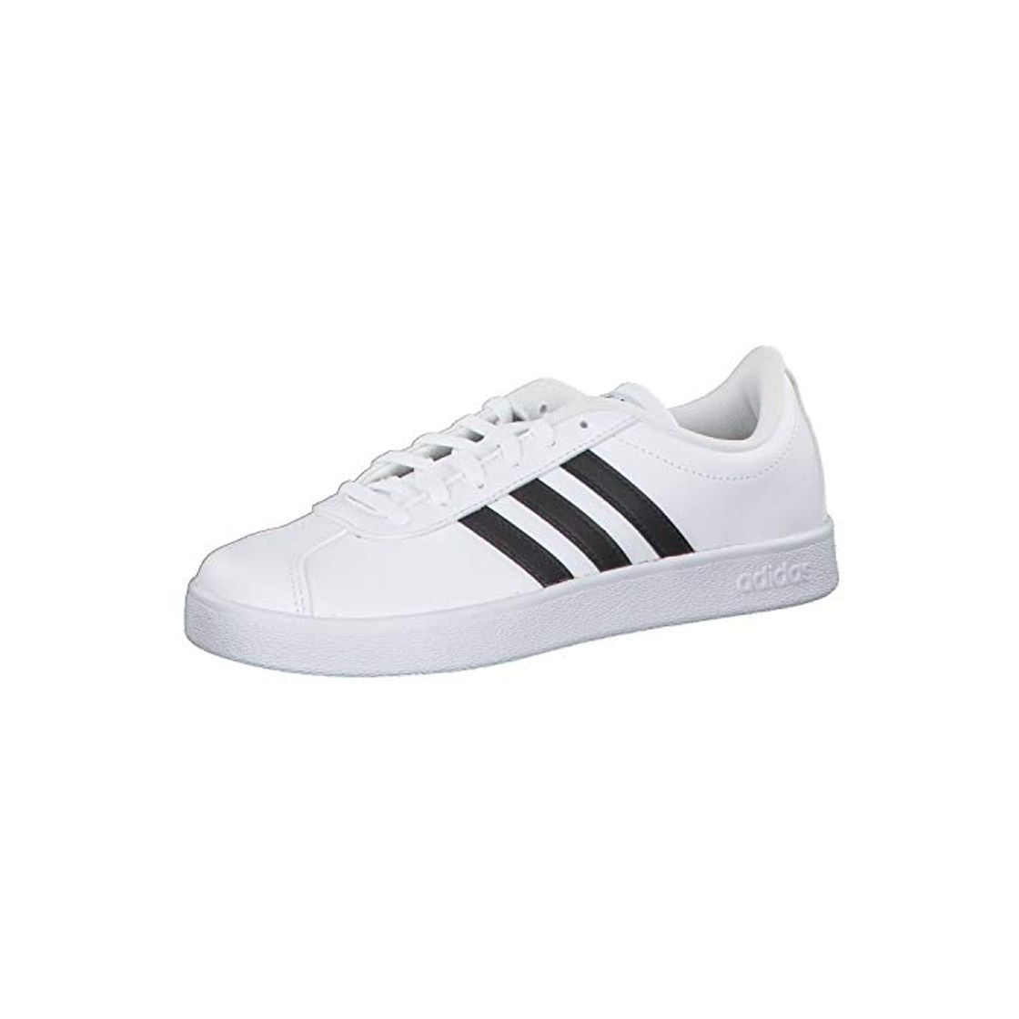 Moda Adidas VL Court 2.0 K, Zapatillas Unisex Niños, Blanco