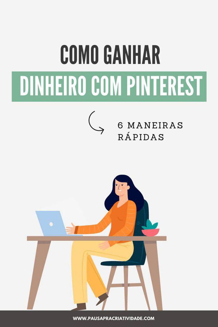 Moda Ganhar dinheiro com o Pinterest