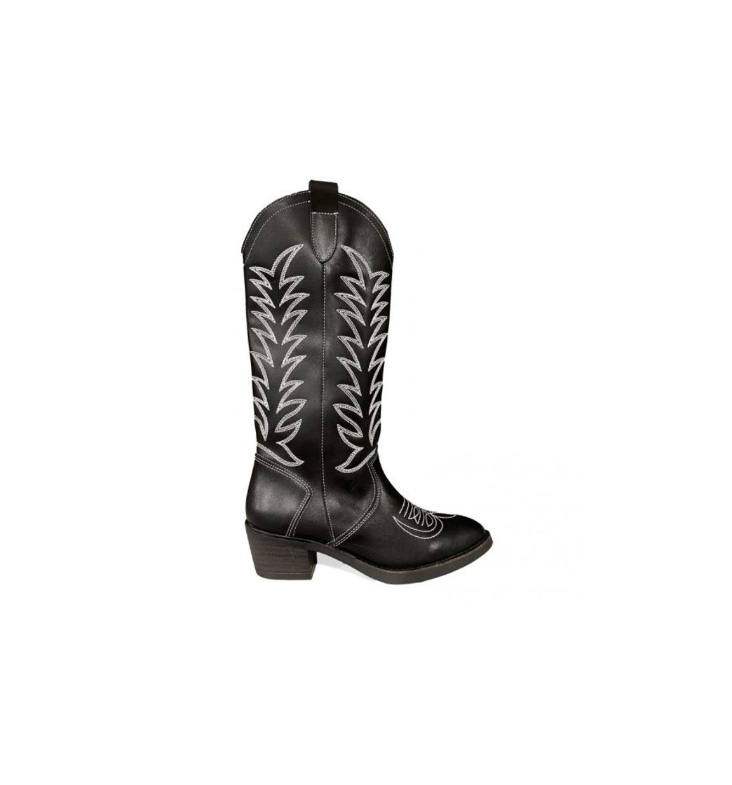 Fashion Botas Campera Negro