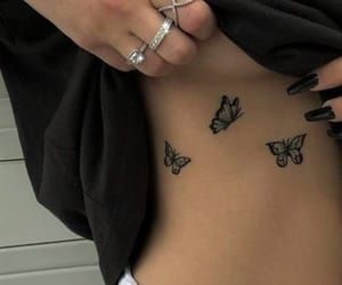 Fashion Tatuagem borboleta