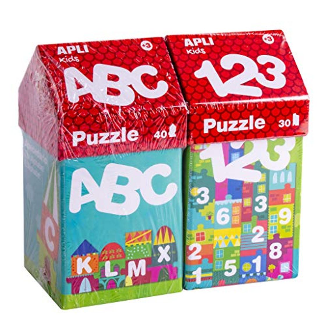 Product APLI Kids 18776-Kit Especial Puzzles Casitas Educativos ABECEDARIO