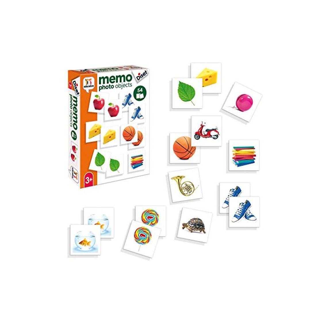 Product Diset- Juguete educativos Memo Photo Objects, Multicolor