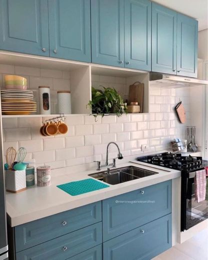 Cozinha azulzinha 💙