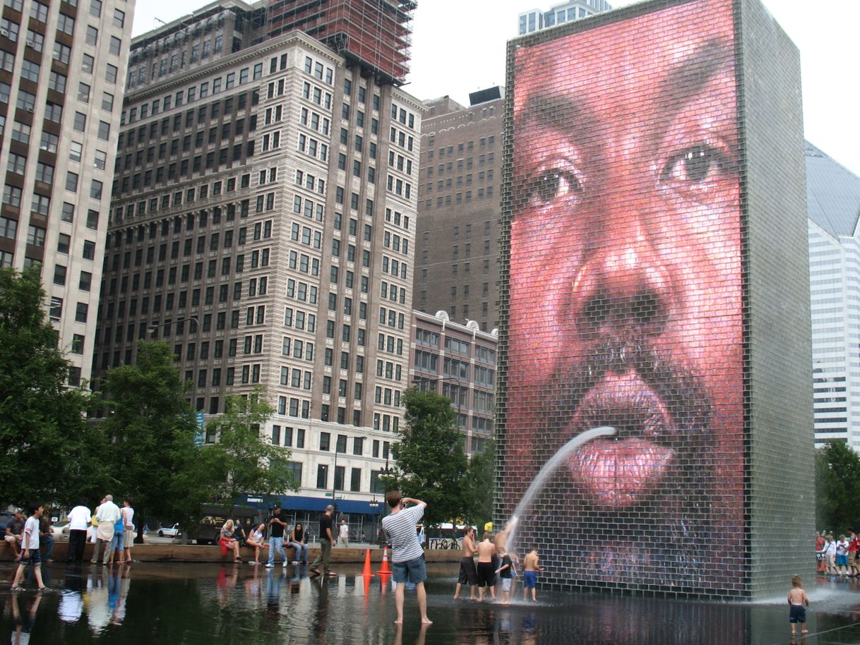 Lugares Crown Fountain