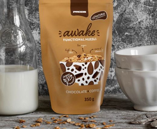 Awake Functional Muesli 350 g Pedazos de chocolate - Frutos secos