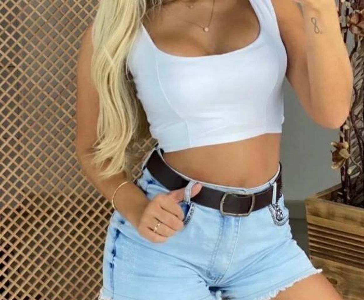 Moda CROPPED  BRANCO 🤍