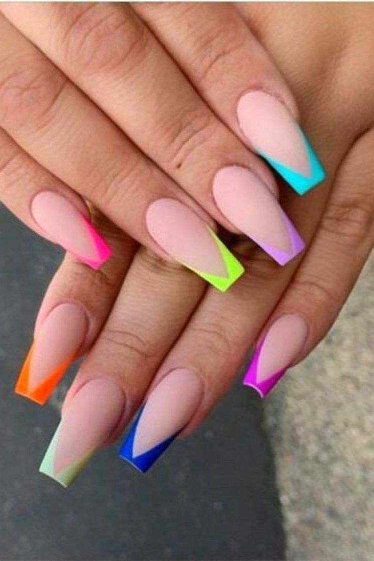 Moda Unhas lindas coloridas💅💖❤🧡💛💚💙💜🤎🖤🤍