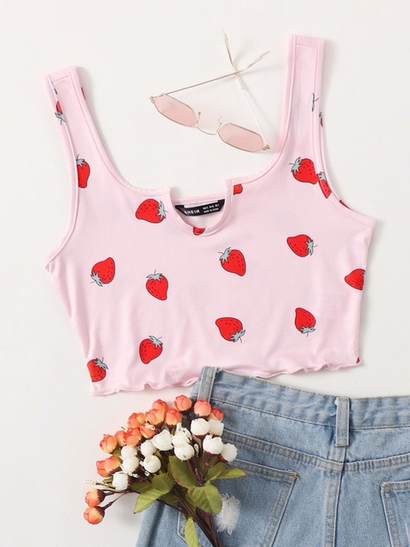 Fashion SHEIN! Strawberry 🍓 top