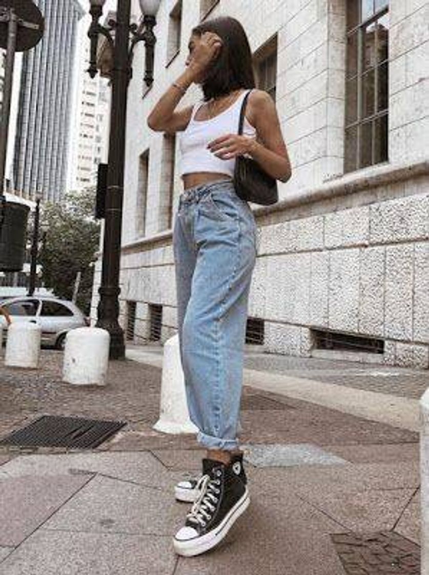 Moda Look com calça jeans verão