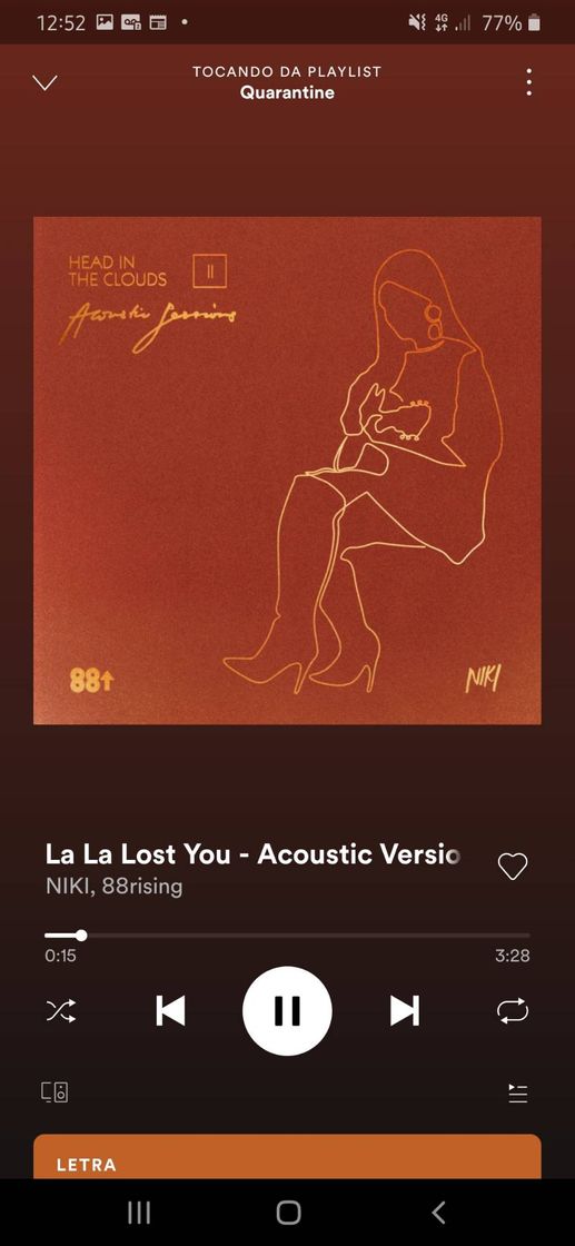 Canción La La Lost You - Acoustic Version - NIKI