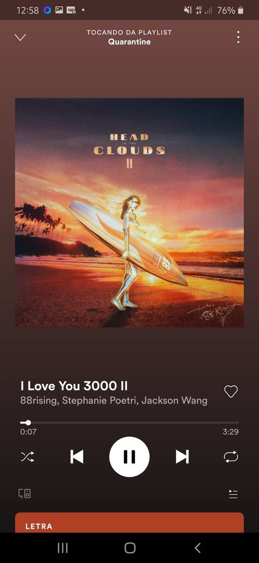 Canción I love you 3000 II - stephanie poetri, jackson wang