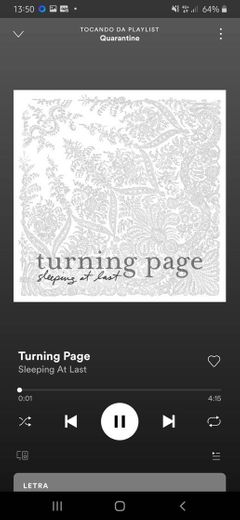 Turning page - sleeping at last 
