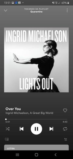 Over you - Ingrid michaelson, a great big world