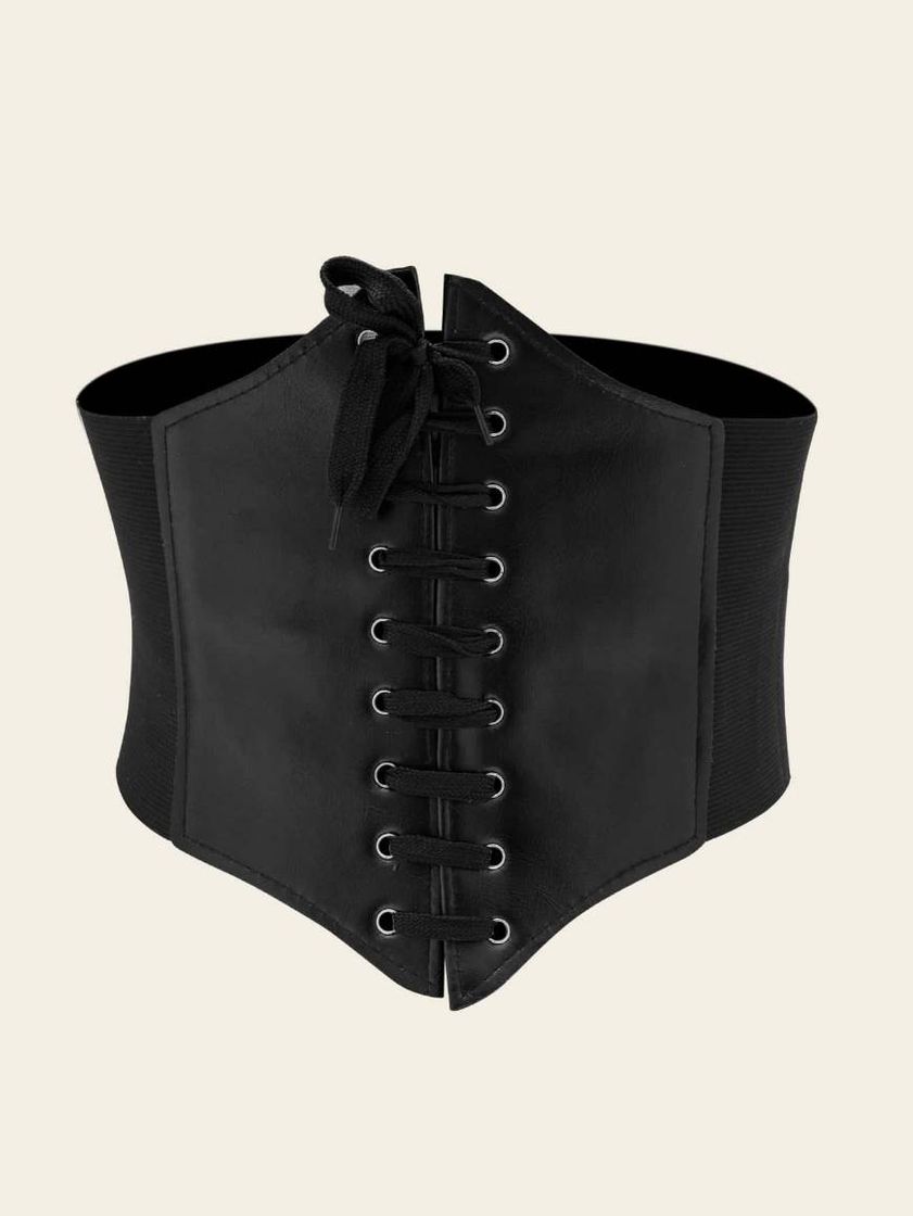 Fashion corset franzido 