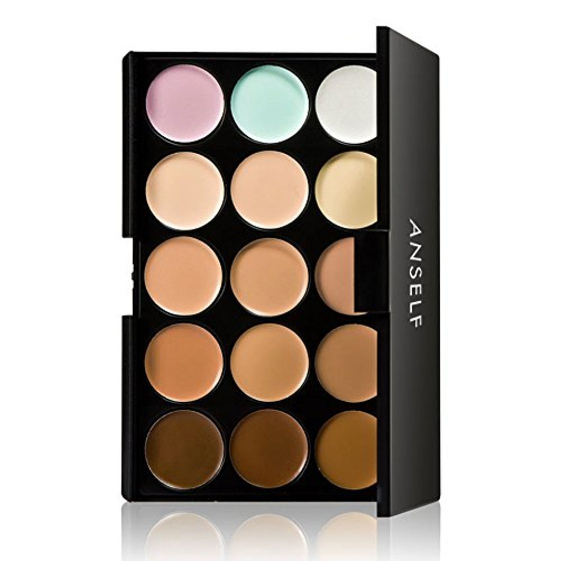 Product Anself 15 colores Paleta de correctores para cara ojos crema facial camuflaje