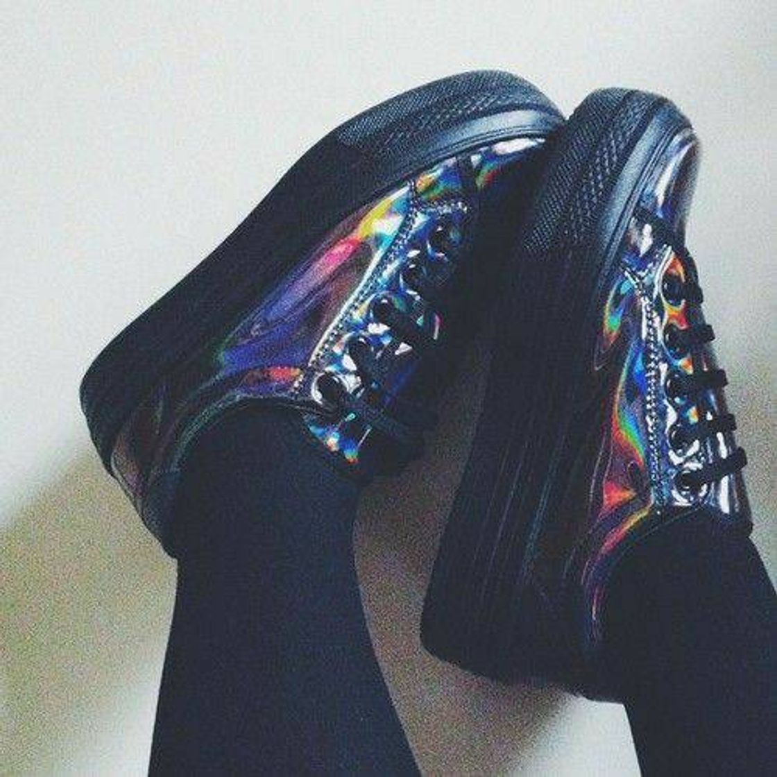 Fashion Holographic shoes 💜