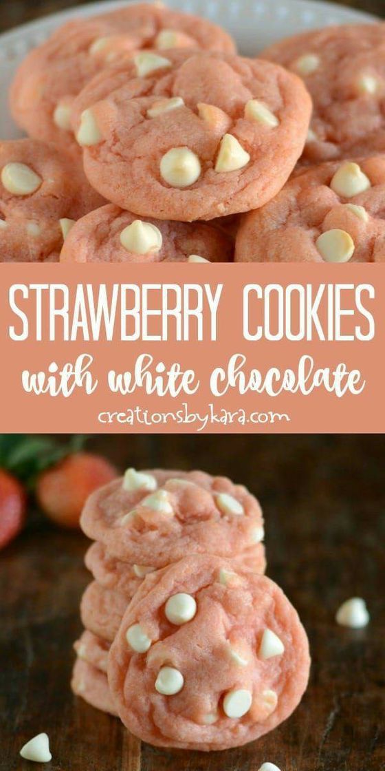 Social Strawberry Cookies