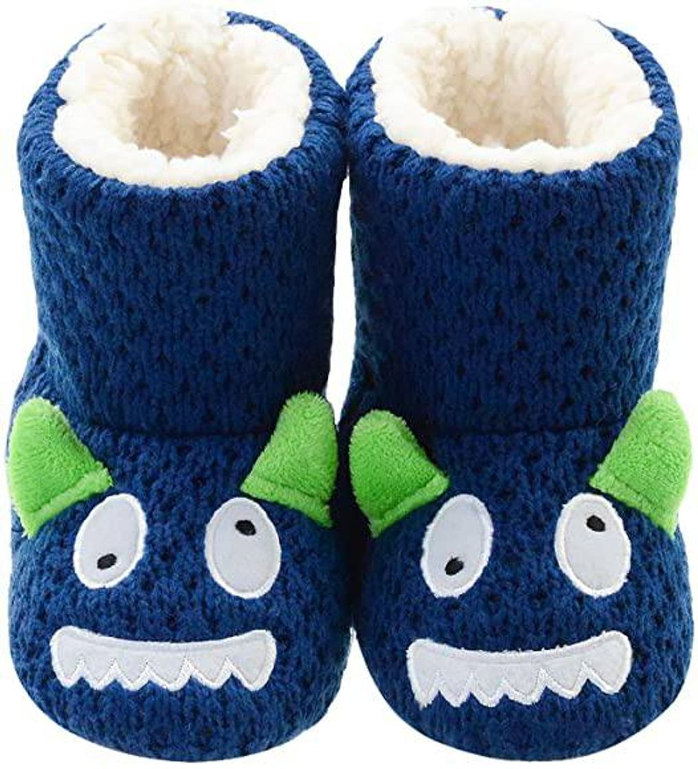 Social LA PLAGE Little Kids Boys Cute Animal Slippers

