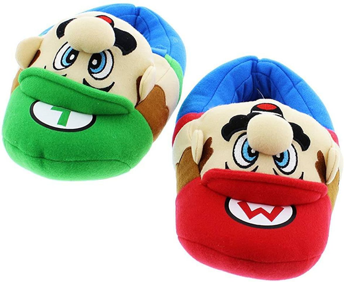 Social Super Mario Brothers Boys Plush Slippers Little Kid/Big Kid