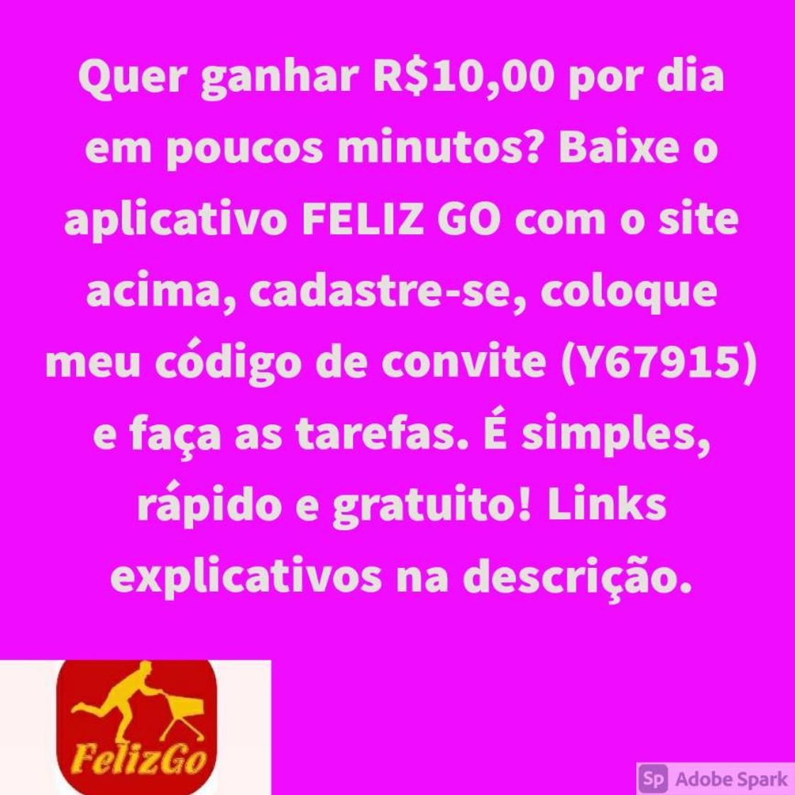 Moda Goshopee (feliz go) app pra renda extra.