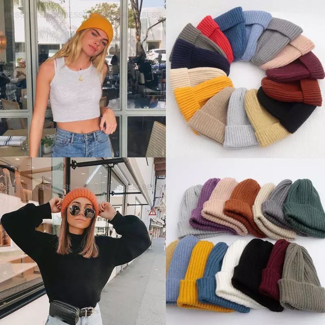 Moda Gorro colores 