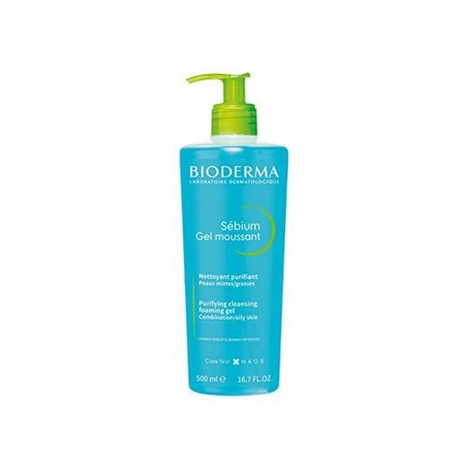 BIODERMA SEBIUM gel moussant nettoyant purifiant 500 ml