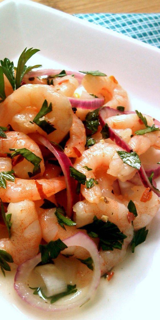 Fashion Ceviche de camarão 🍤