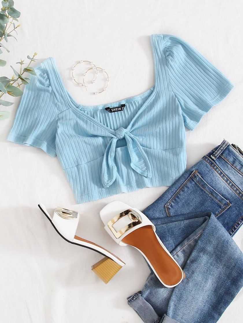 Moda Simples ocasional Camiseta 