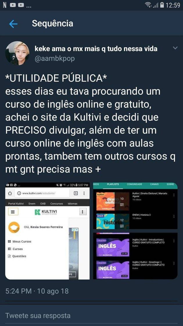 App Kultivi | Cursos Gratuitos Enem, Concursos, Idiomas, Oab, Negócios