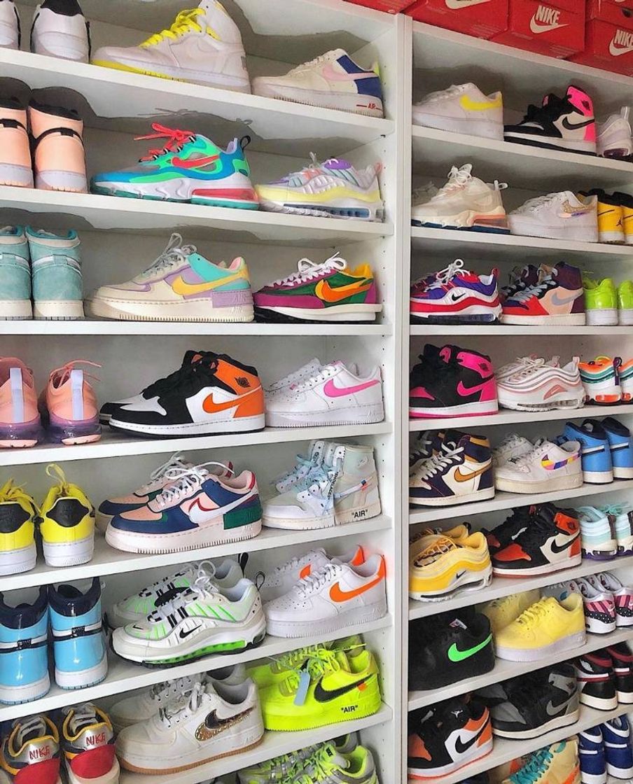 Social Prateleira de tênis Nike
