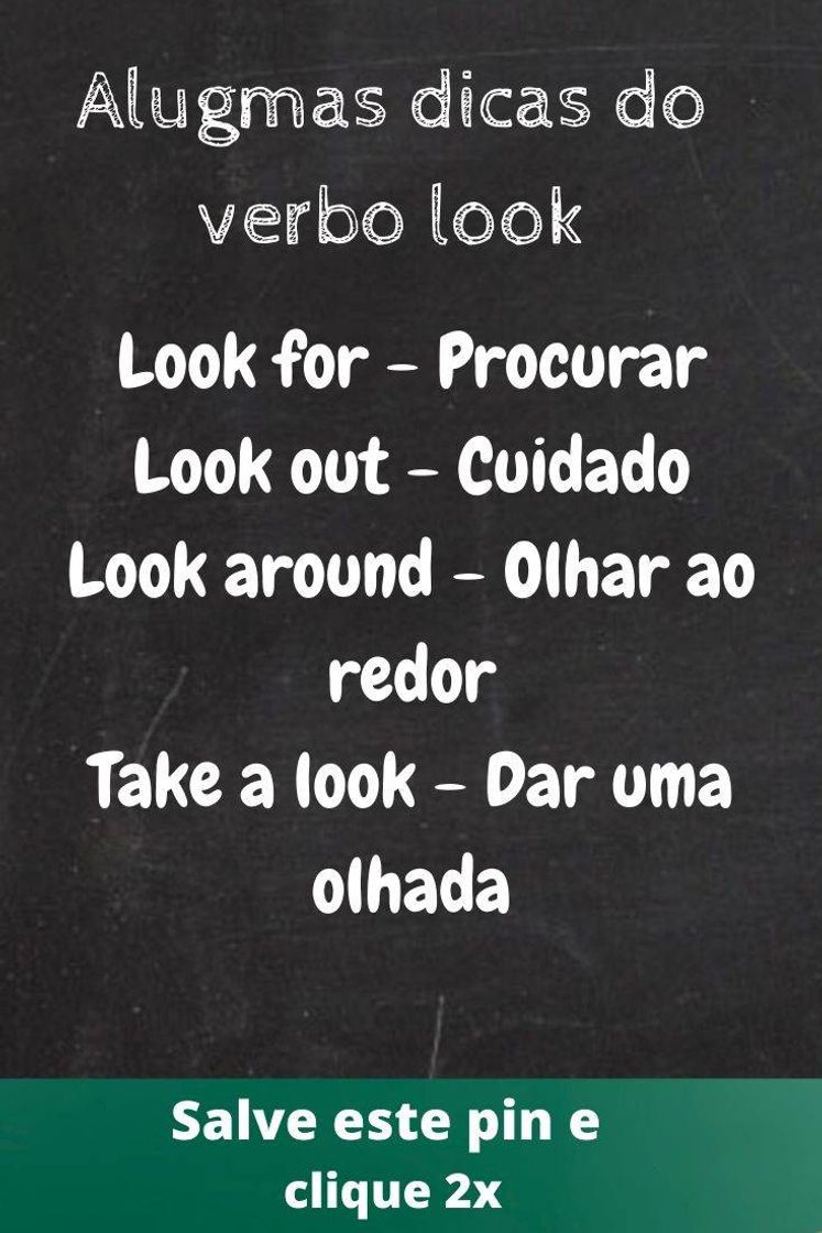 Moda Verbo 'LOOK'