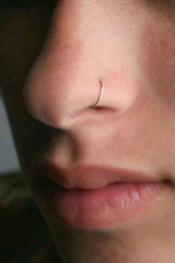 Nose piercing 