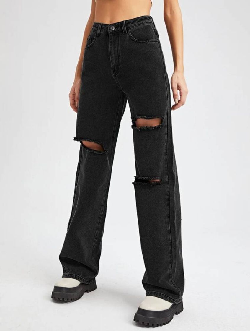 Moda Calca jeans Black 