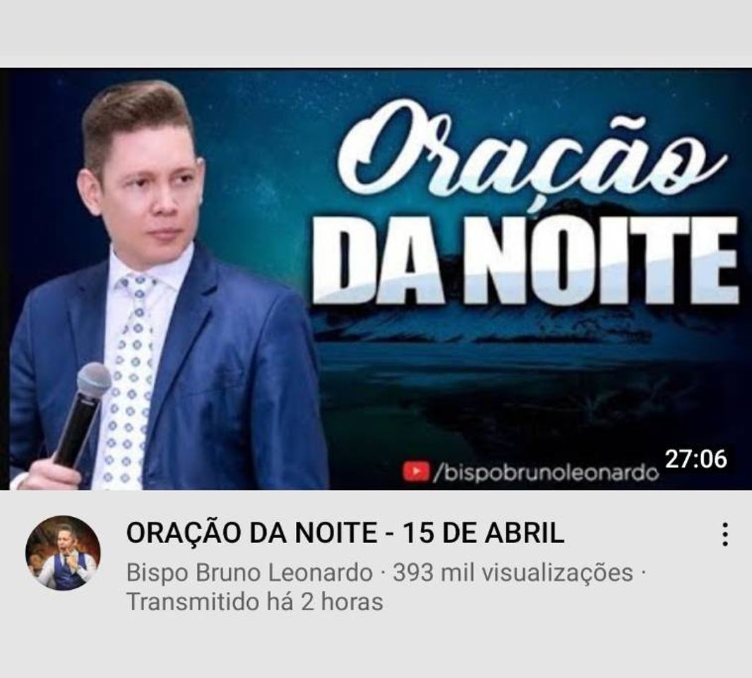 Moda ORAÇÃO DA NOITE - 15 DE ABRIL - YouTube