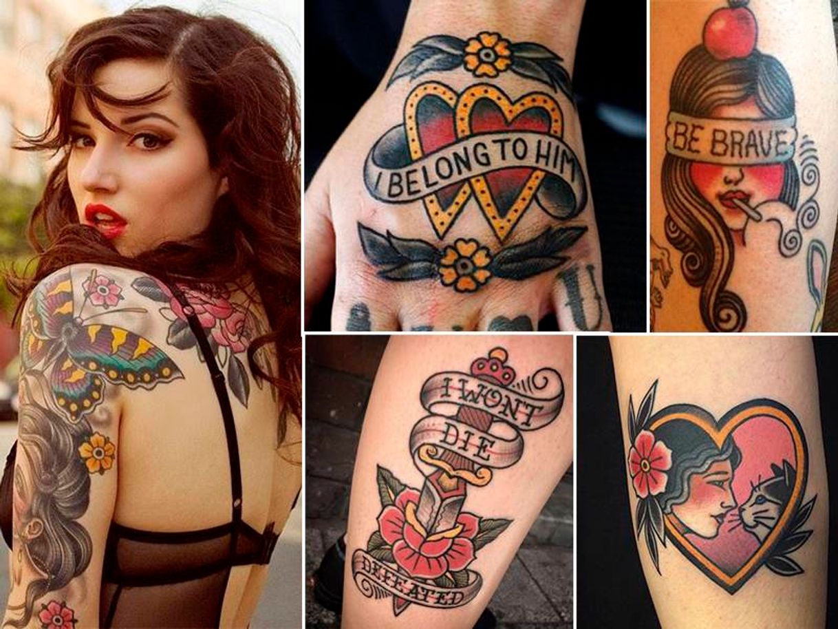 Fashion Tatuagens Old School - Conheça a origem desse estilo