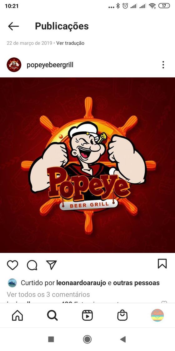 Restaurants Popeye Beer & Grill