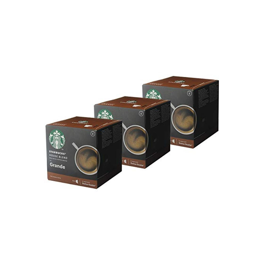 Products Starbucks Nescafé Dolce Gusto House Blend Grande - Juego de 3 cápsulas