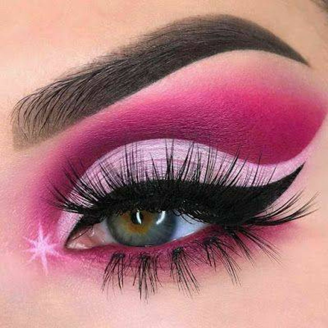 Moda Makeup rosa iluminada