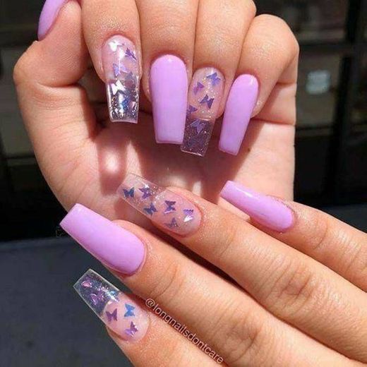 Purple 💜 nails 