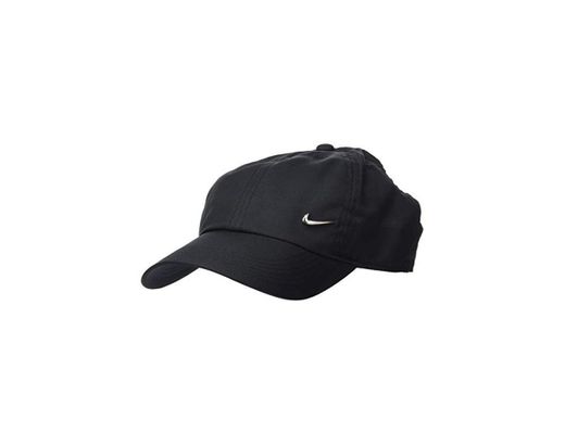 Nike Y Nk H86 Cap Metal Swoosh Hat, Unisex niños, Negro