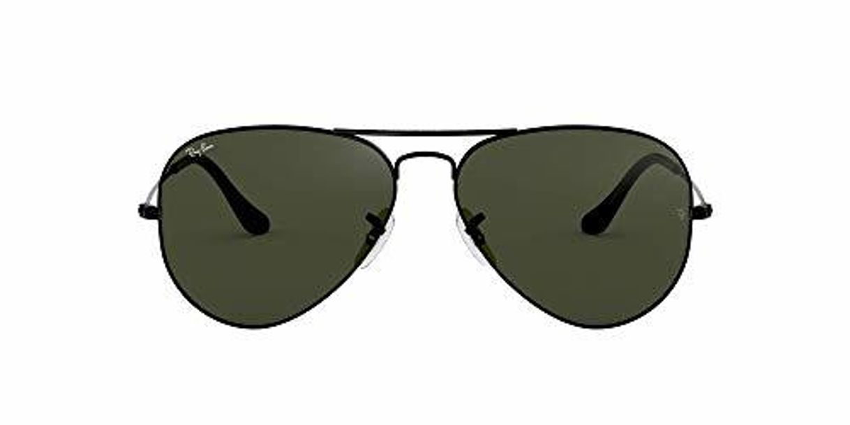 Fashion Ray-Ban Aviator Large Metal, Gafas de Sol Unisex Adulto, Negro